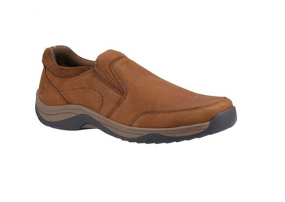 Hush Puppies Donald Slip on Leather Upper Shoes