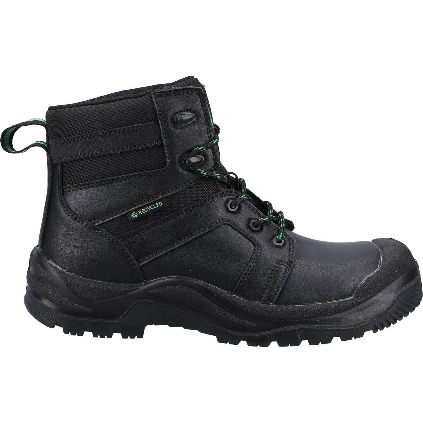 Amblers Safety Oak S1p Leather Mens Black Boots