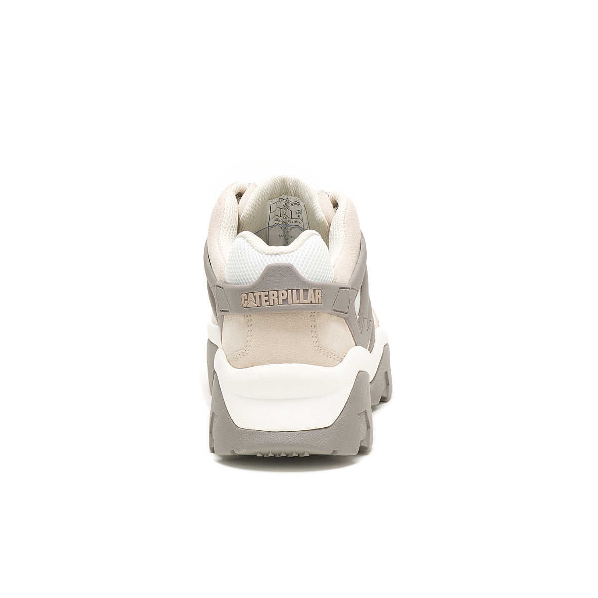 Caterpillar Lifestyle Birch/Bright White Reactor Lace-Up Shoes