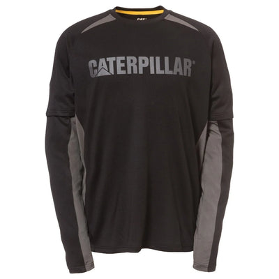 Caterpillar Expedition Tee Shirt Long Sleeve Black