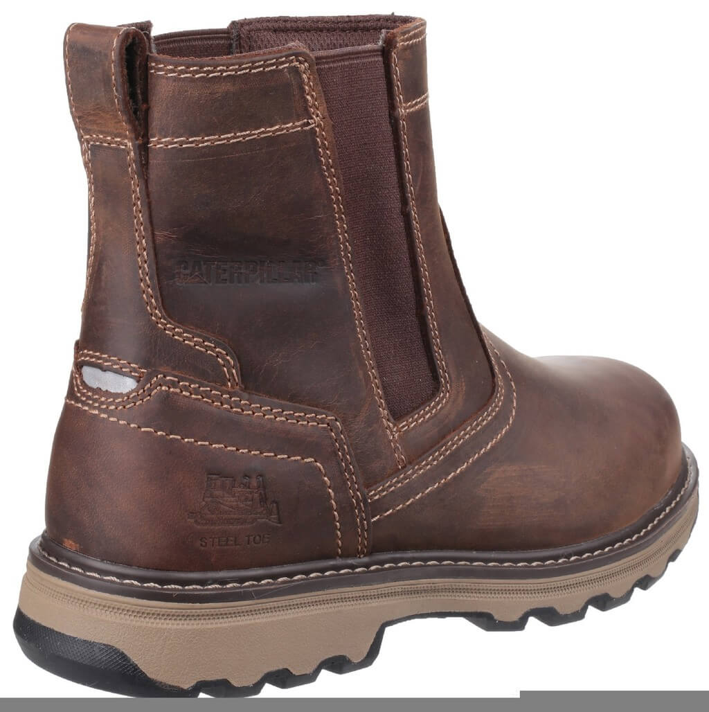 Caterpillar Pelton Brown Safety Dealer Boot