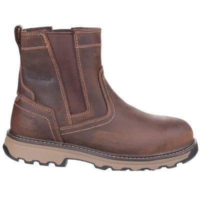 Caterpillar Pelton Brown Safety Dealer Boot