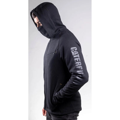 Caterpillar Black Viraloff Hoodie With Stylish Protection