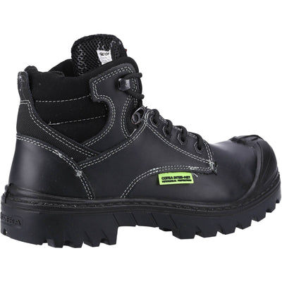 Cofra Darwen Black Leather  Water Resistant Men Safety Boots