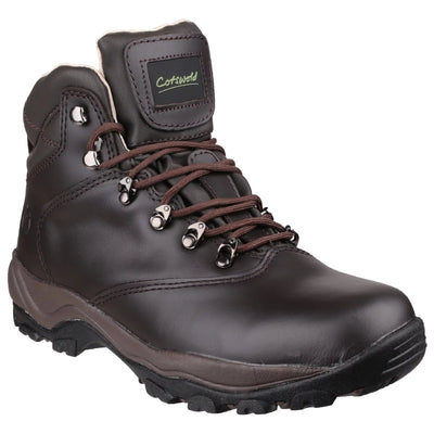 Cotswold Mens Winstone Waterproof Leather Walking Boots Brown Leather