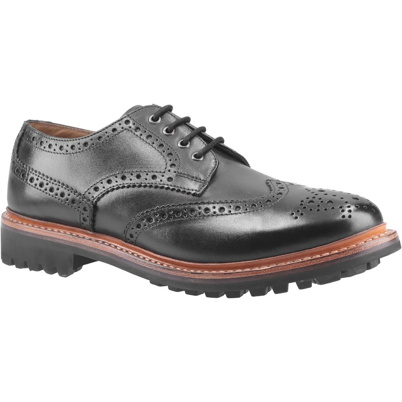 Cotswold Quenington (Commando) Brogue Shoe