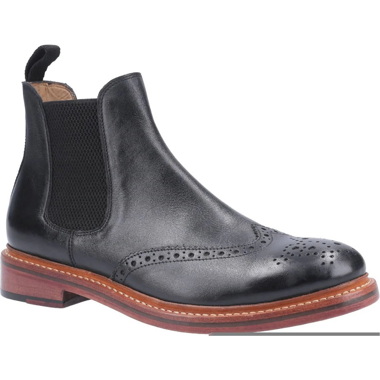 Cotswold Siddington Leather Mens Slip On Leather Ankle Boot