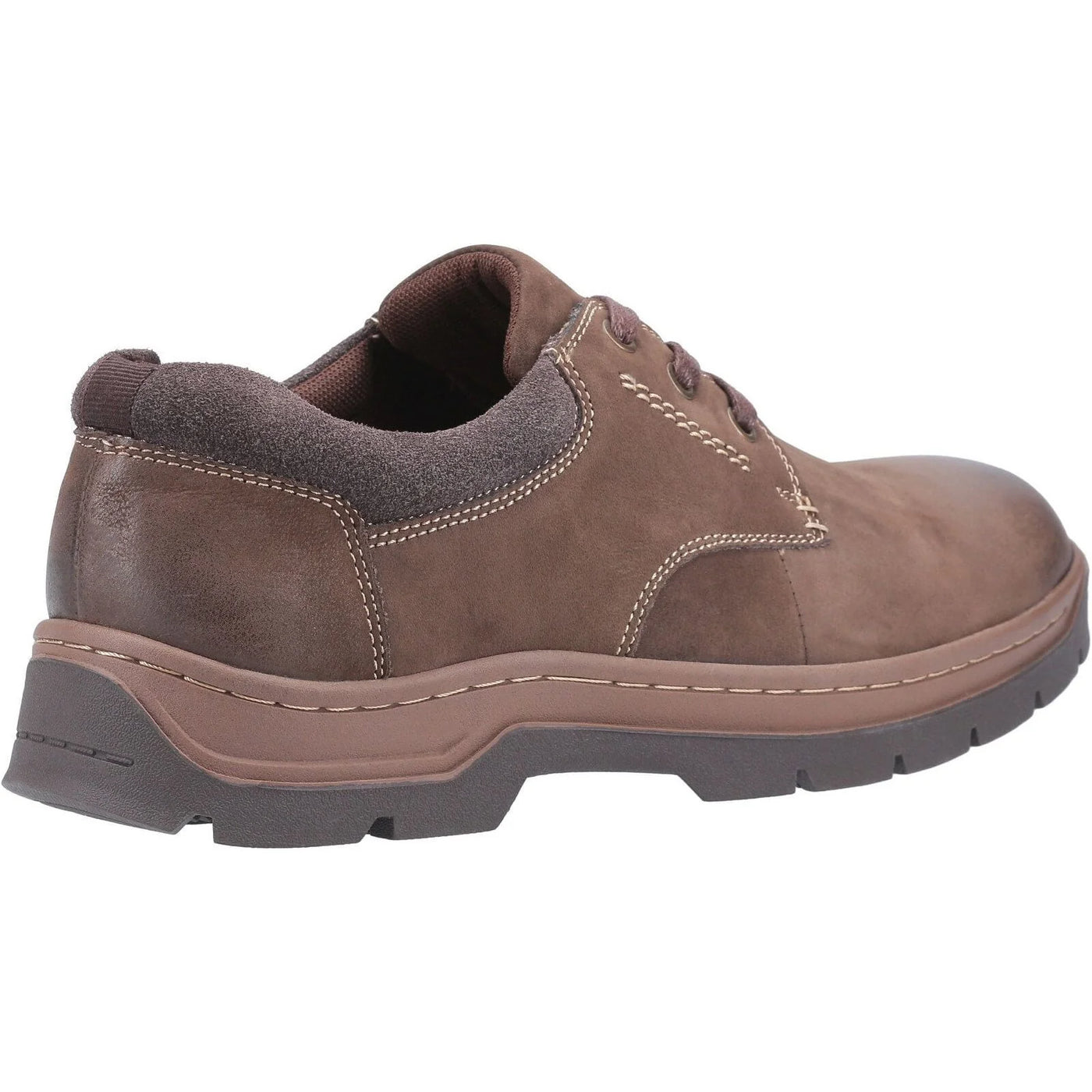 Cotswold Thickwood Mens Leather Lace Brown Shoes