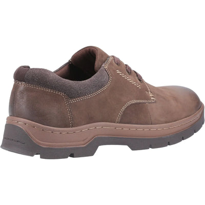 Cotswold Thickwood Mens Leather Lace Brown Shoes