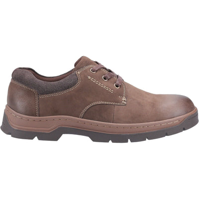 Cotswold Thickwood Mens Leather Lace Brown Shoes