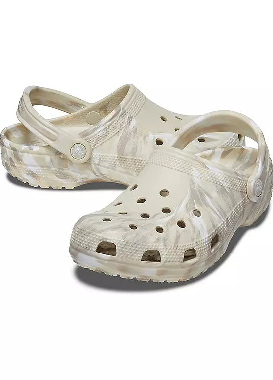 Crocs Unisex Classic Marbled Clog Sandals