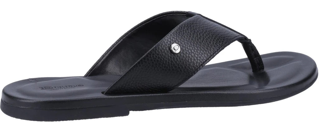 Dune Freds Black Sandal