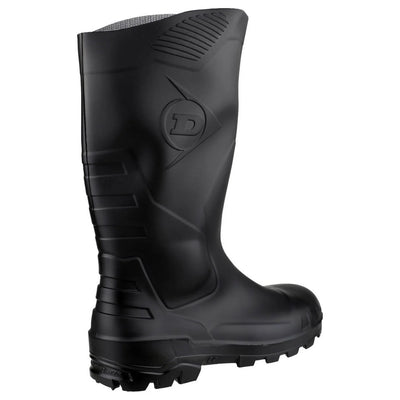 Dunlop Devon Black Safety Wellington Boots