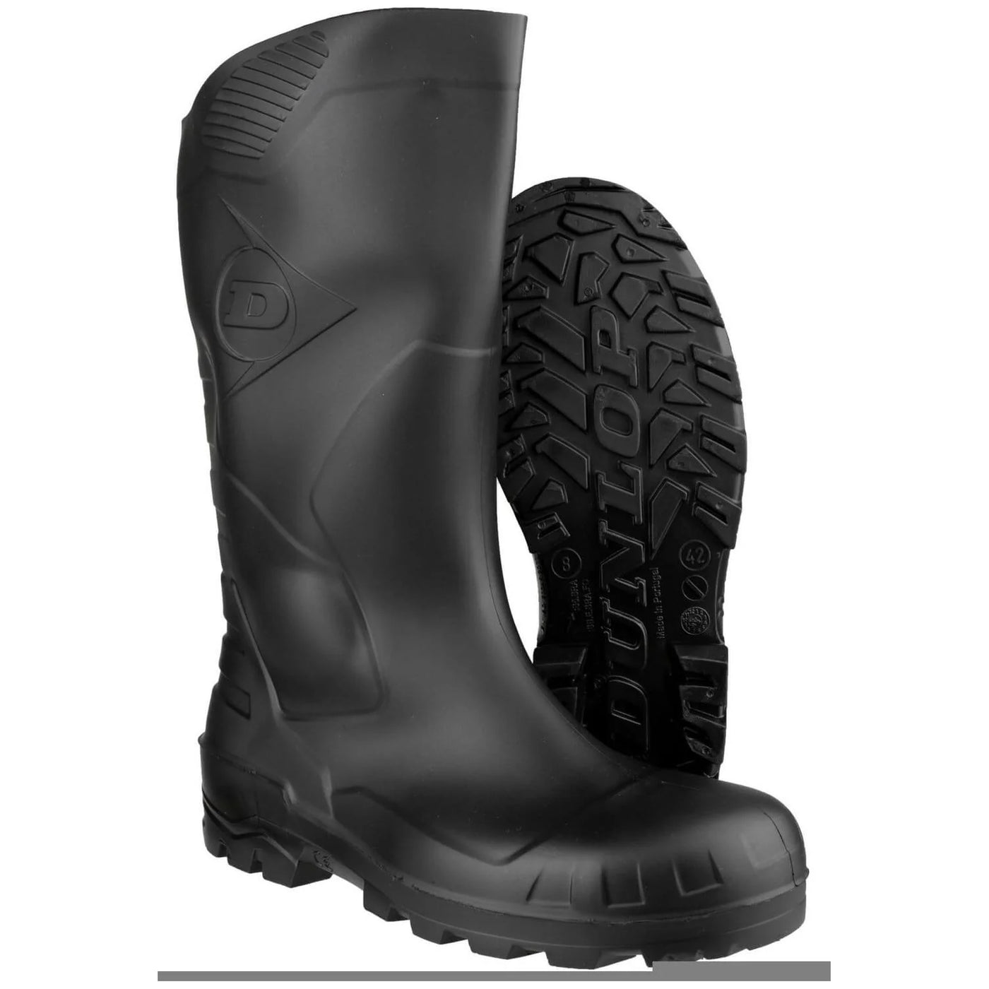 Dunlop Devon Black Safety Wellington Boots