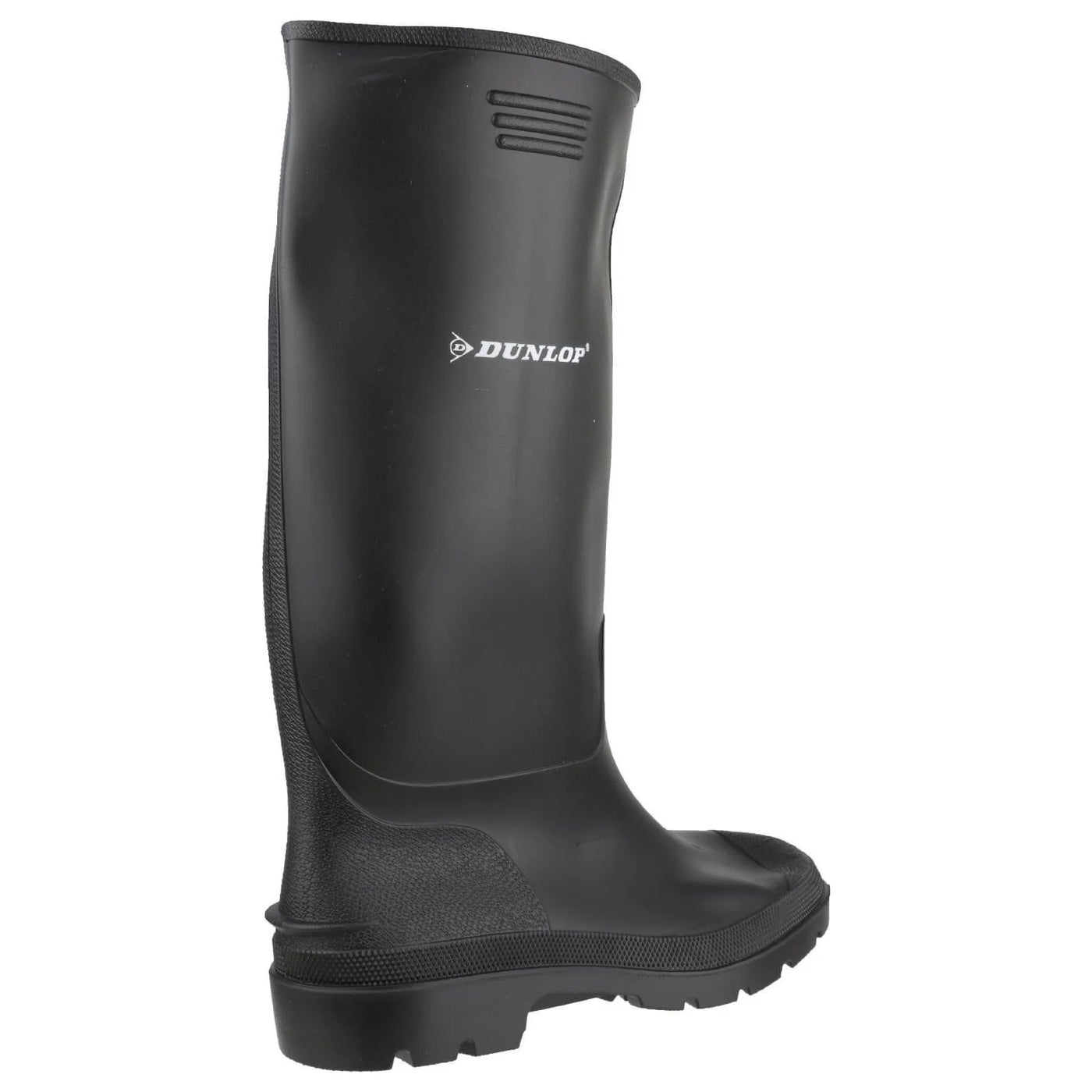 Dunlop Pricemastor Men's Black Ribbed Wellingtons Boots