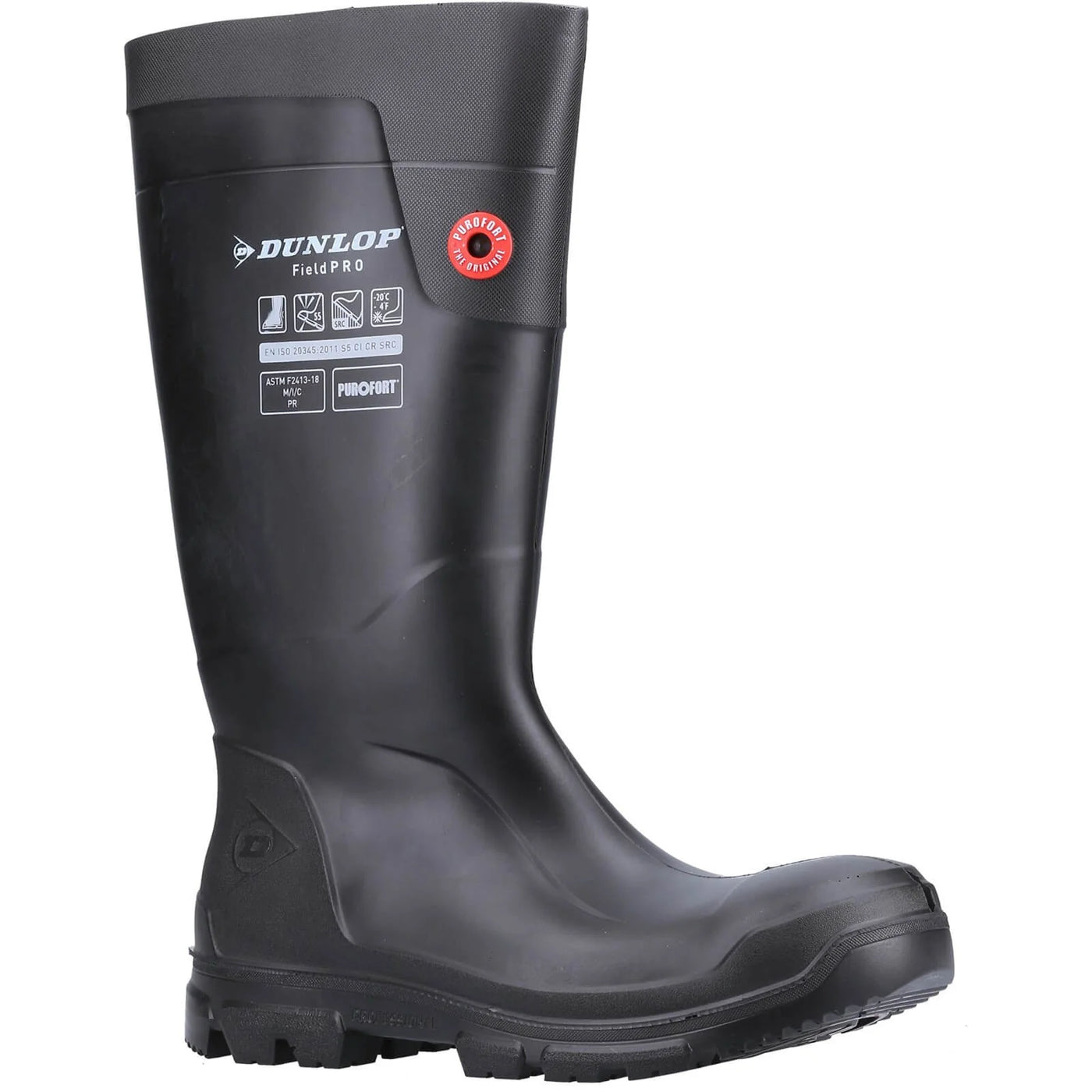 Dunlop Terrapro Purofort Full Safety Black Wellington Boots