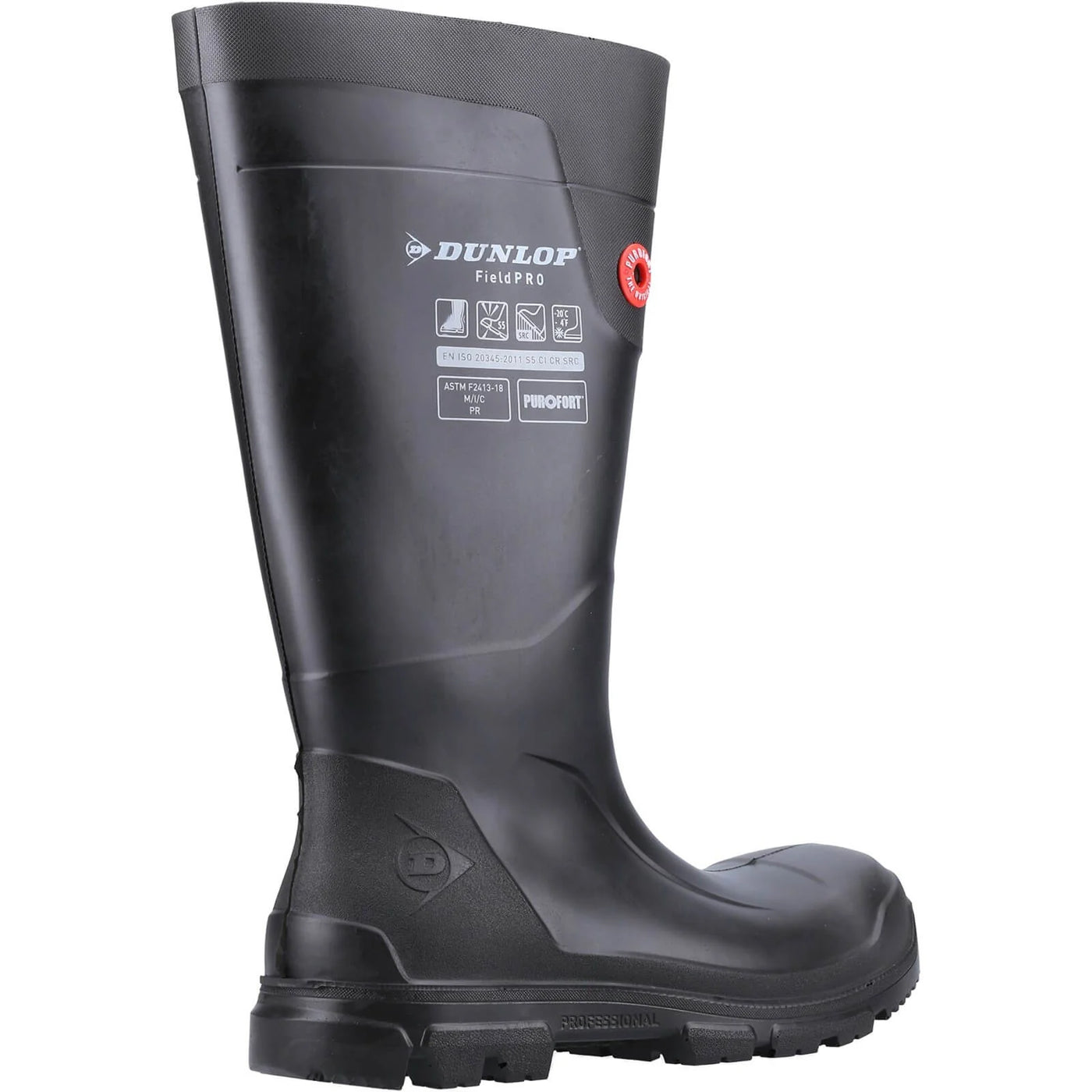 Dunlop Terrapro Purofort Full Safety Black Wellington Boots