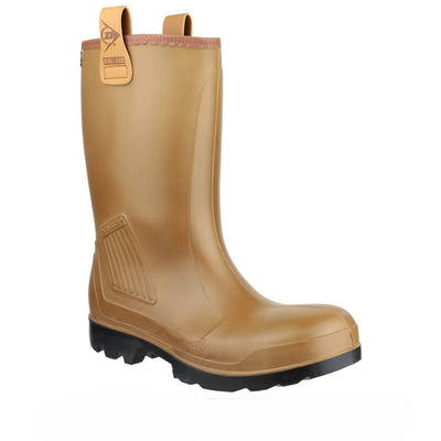 Dunlop Rig Air Men's Safety Wellington Boots With Cozy Fur Lining