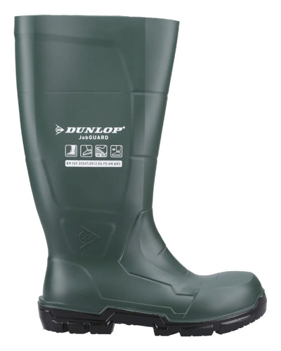 Dunlop Jobguard Green Non Safety Wellington