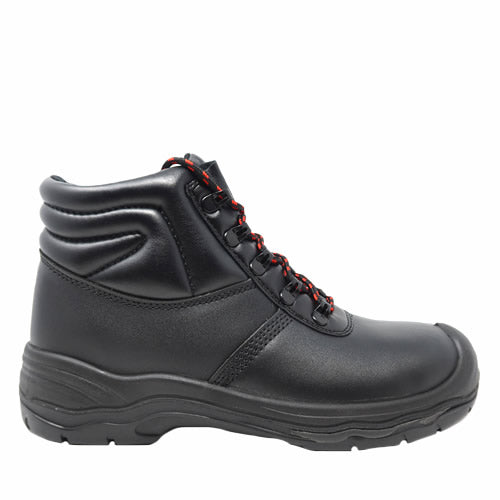 Centek Black Men's Hro Lace Up Leather Safety Boot