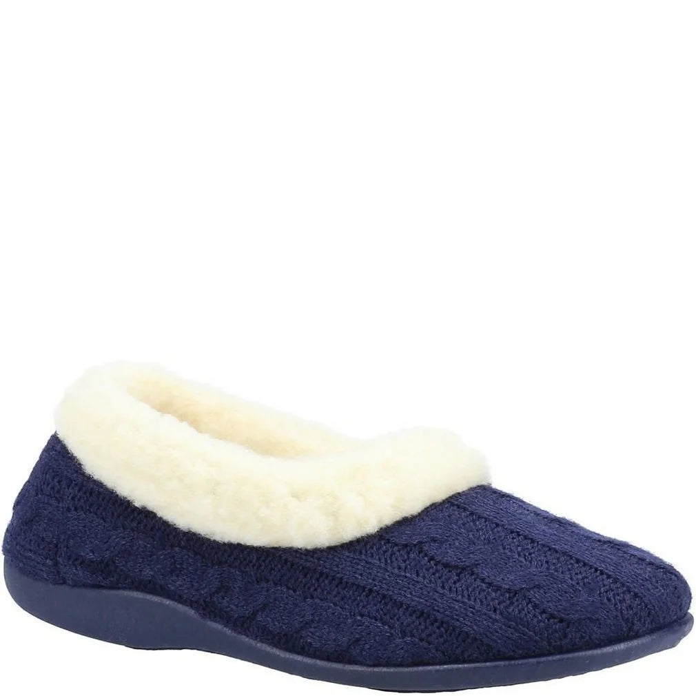 Fleet & Foster Sarina Plush Memory Foam Slippers