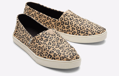 Toms Alpargata Cupsole Women Leopard Print Casual Slip On Shoes