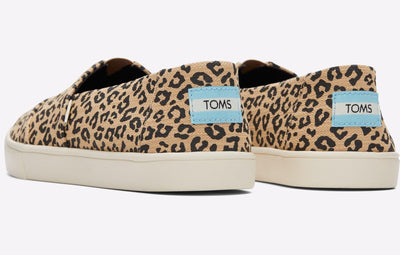 Toms Alpargata Cupsole Women Leopard Print Casual Slip On Shoes