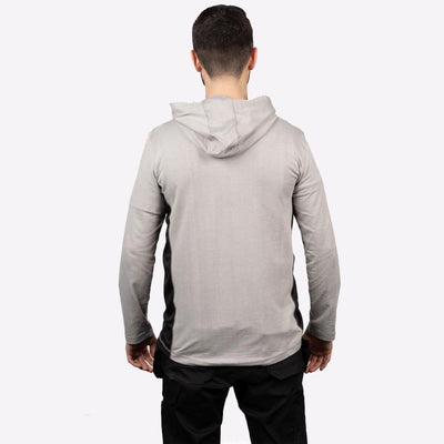 Caterpillar Coolmax Mens Polo Long Sleeve Hoodie