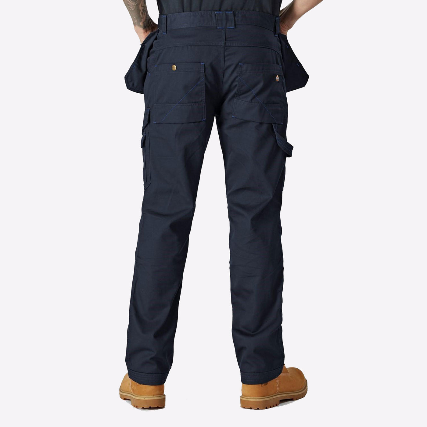 Dickies Redhawk Pro Tradesman Cargo Work Trousers Navy Blue