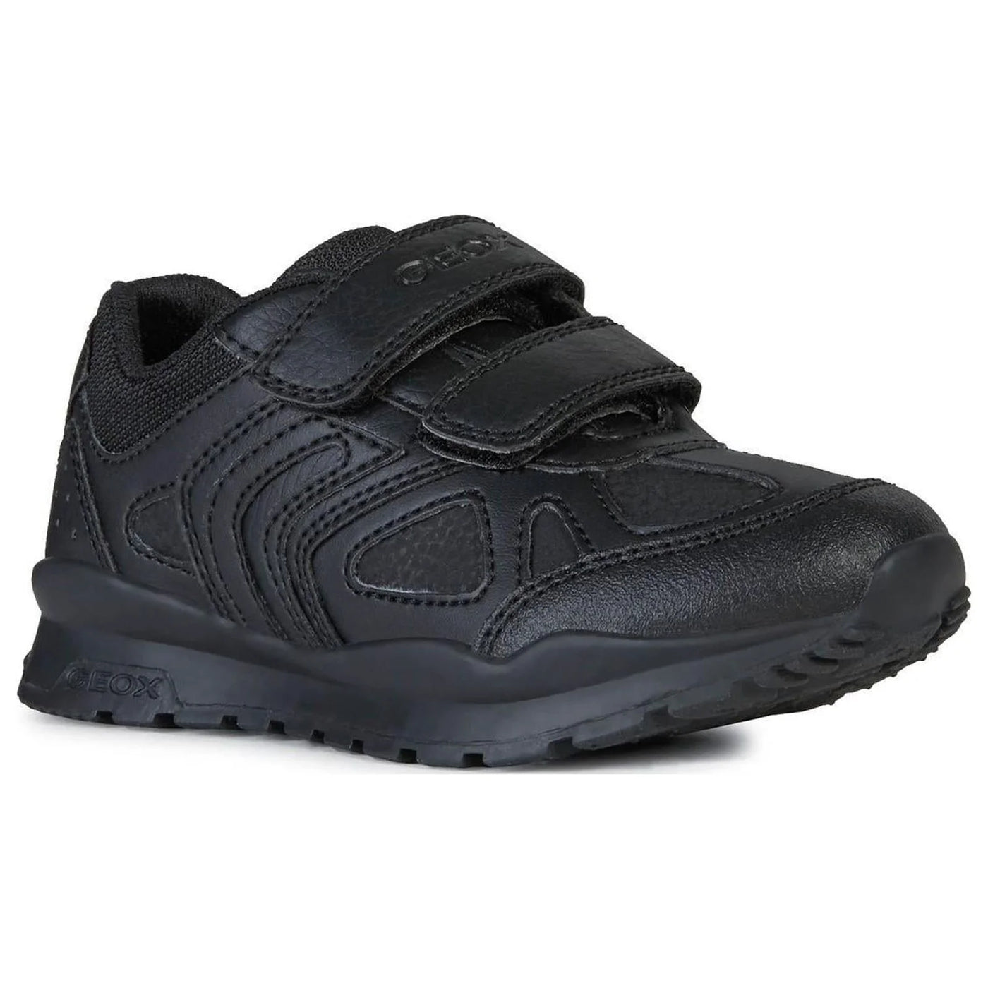 Geox Pavel Boy's Low-Cut Synthetic Upper Trainer Rubber Sole Sneaker