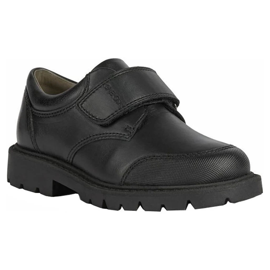 Geox Shaylax Mocasines Kickers Reasan Strap Toddlers Black Leather Shoes