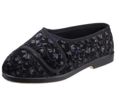 Gbs Nola Extra Wide Fit Women's Slipper