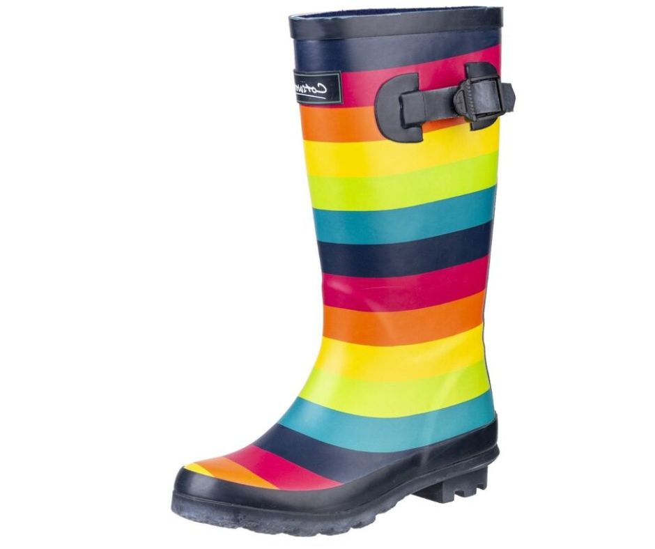 Cotswold Rainbow Kids Multi-Coloured Welly Boot