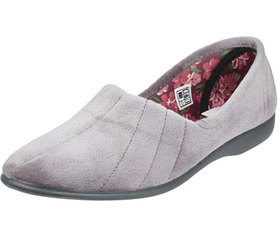 Gbs Audrey Lilac New Colour Comfort Ladies Slippers