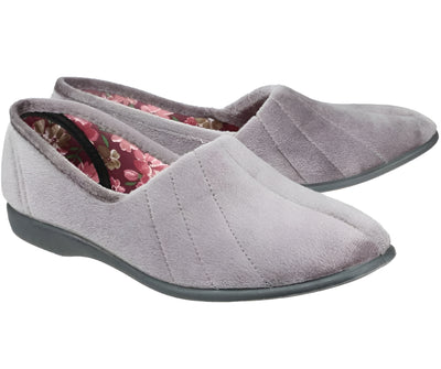 Gbs Audrey Lilac New Colour Comfort Ladies Slippers