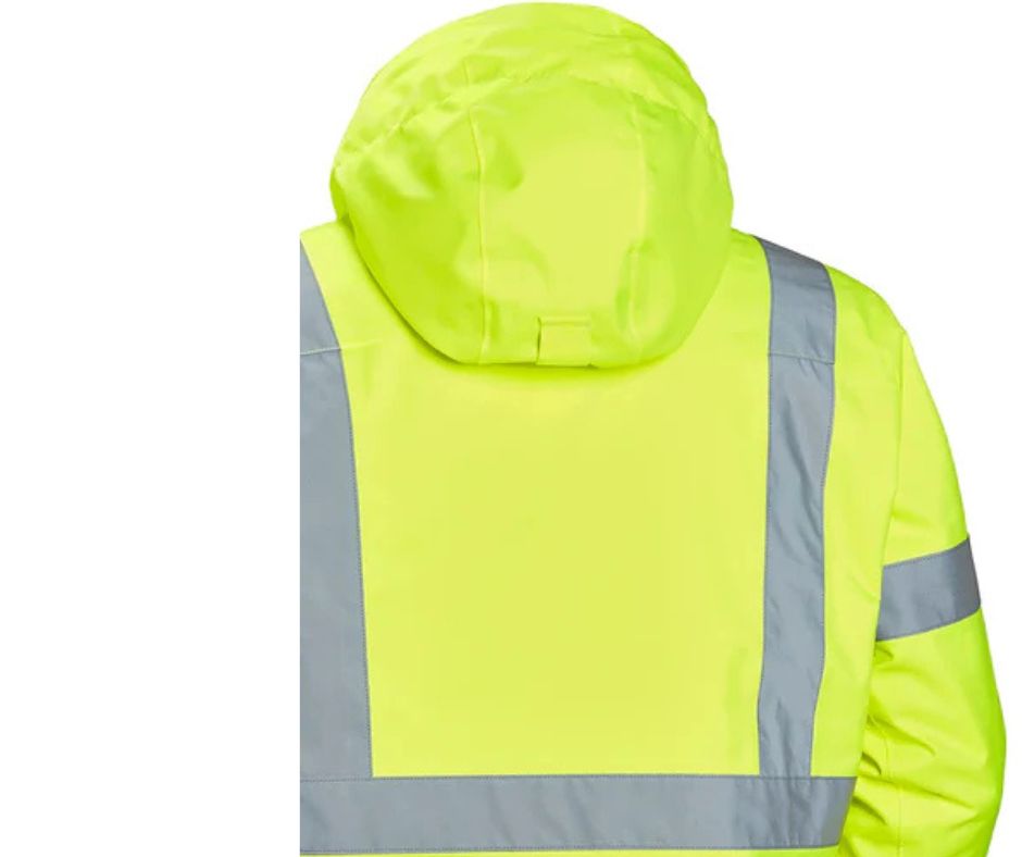 Helly Hansen Alta Lightflash Hi-Vis Winter Rain Shell Lime Jacket