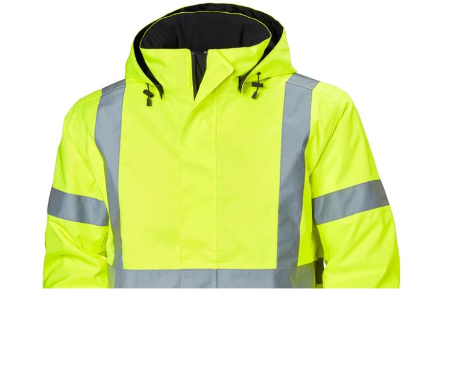 Helly Hansen Alta Lightflash Hi-Vis Winter Rain Shell Lime Jacket