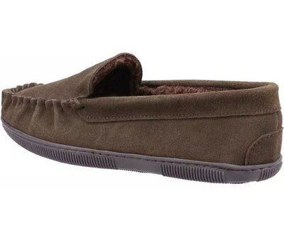 Cotswold Men Tresham Suede Moccasin Style  Slippers