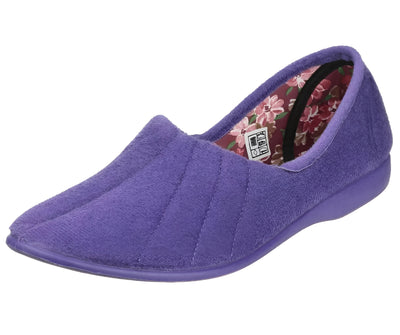 Gbs Audrey Lilac New Colour Comfort Ladies Slippers