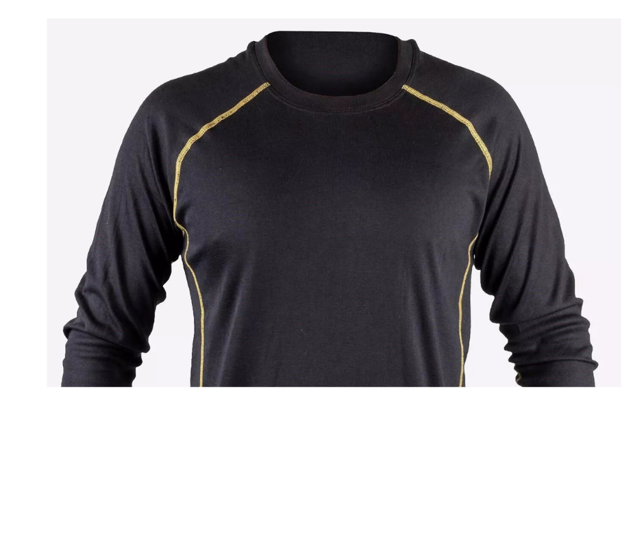 Caterpillar Thermal Long Sleeve Tee Shirt Black