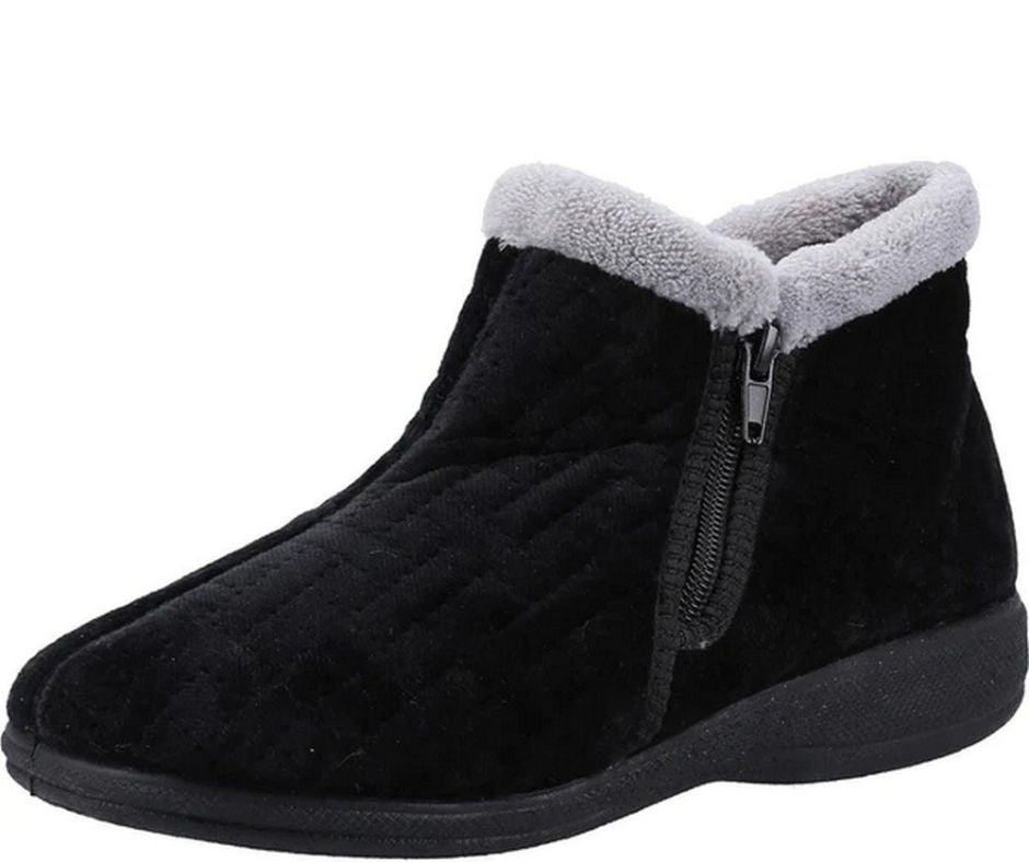 Fleet & Foster Perendale Side Zip Booties Slippers