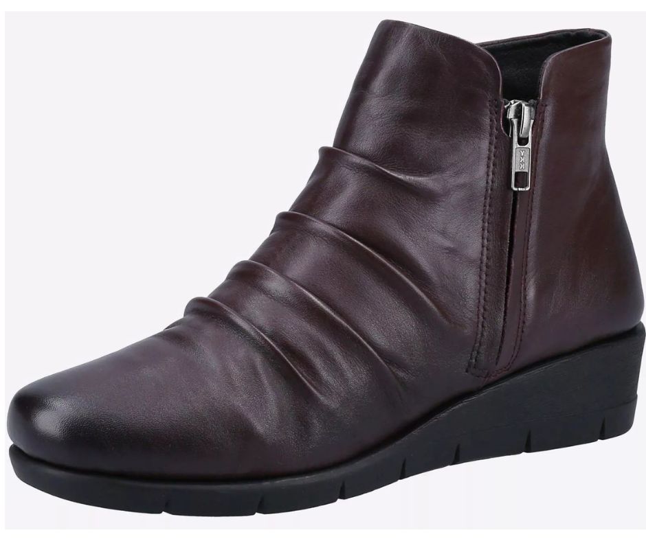 Fleet & Foster Plockton Womens Casual Fashion Zip Ankle Boot