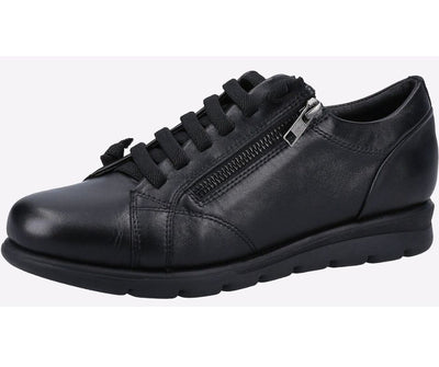 Fleet & Foster Ladies Polperro Leather Comfortable Leather Sneakers