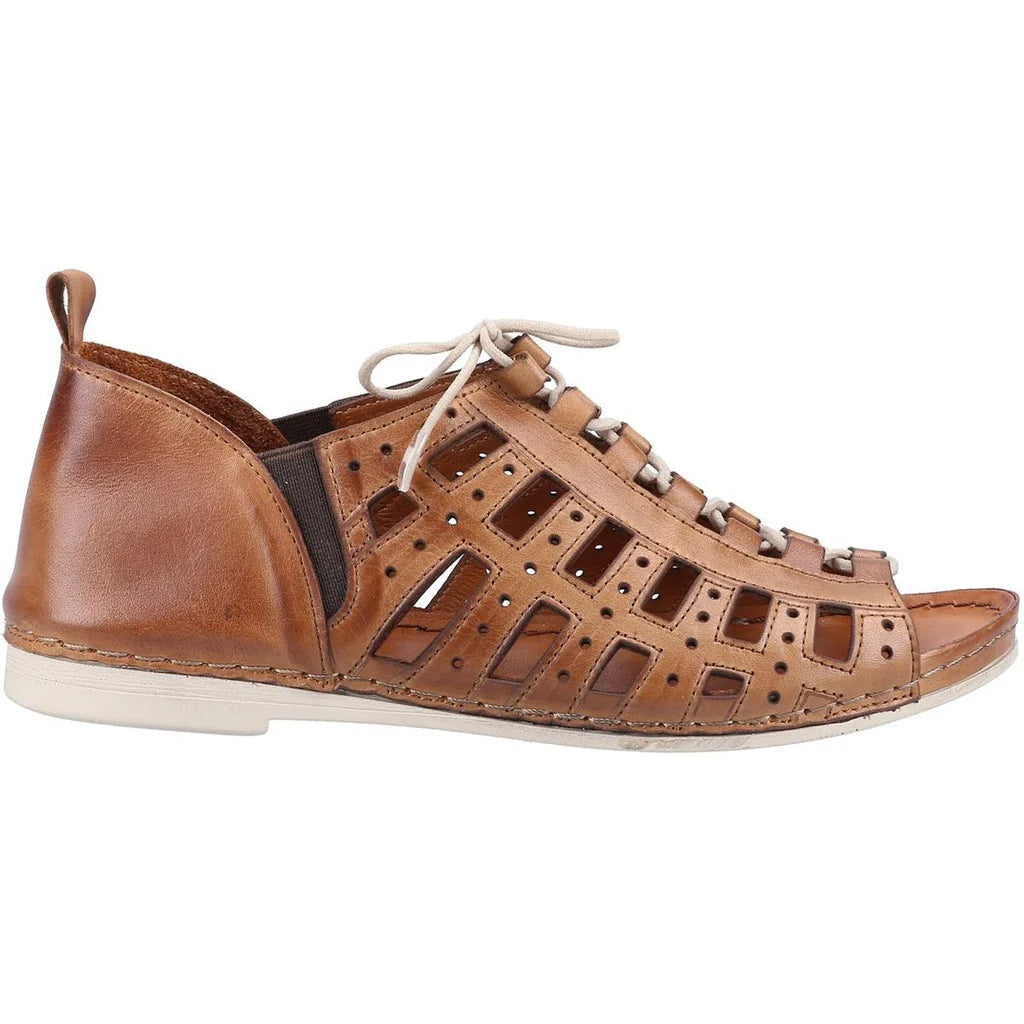 Riva Newport Women Leather Lace Up Casual Shoe