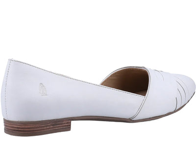 Hush Puppies Ladies Marley Ballerina Leather Slip On Shoes