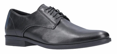 Hush Puppies Oscar Elegant Laced Derby Clean Toe Smooth Leather shoe