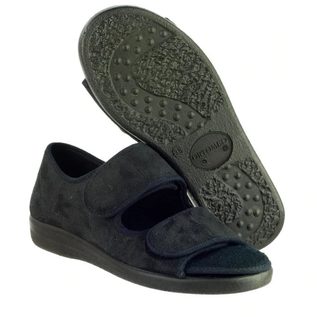 Gbs Med Brompton Women's Open Toe Comfort Slipper