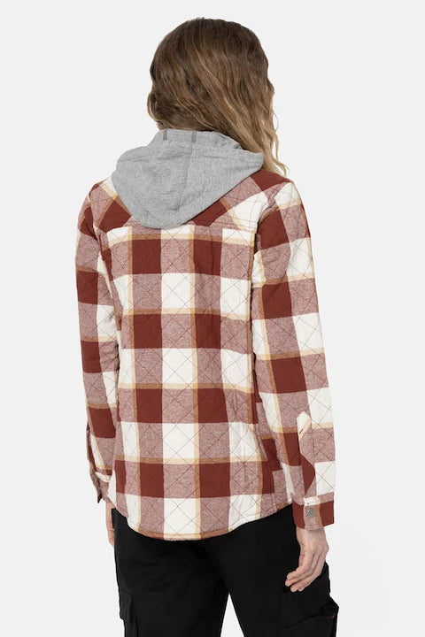 Dickies Flannel Womens Casual Shirt Jacket