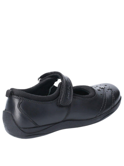 Hush Puppies Amber Junior Black School Shoe