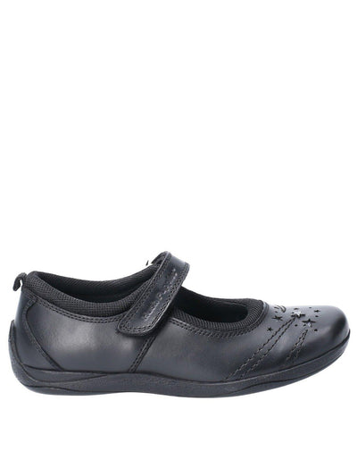 Hush Puppies Amber Junior Black School Shoe